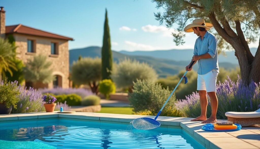 découvrez une routine simple pour l'entretien de votre piscine en été dans l’hérault et profitez d'une eau toujours limpide et accueillante tout au long de la saison.