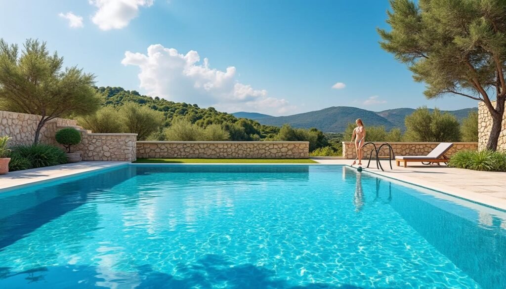 découvrez nos conseils pour prévenir et traiter l'eau verte dans votre piscine lors des fortes chaleurs de la canicule dans l’hérault.